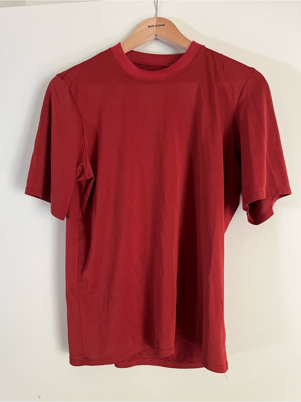 Patagonia Men's Short Sleeve Crew Tee in Maroon